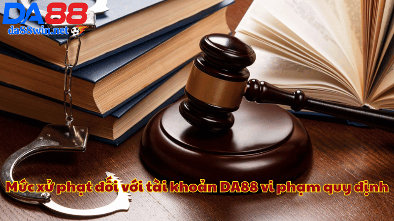 Mức xử phạt đối với tài khoản DA88 vi phạm quy định Mức xử phạt đối với tài khoản DA88 vi phạm quy định